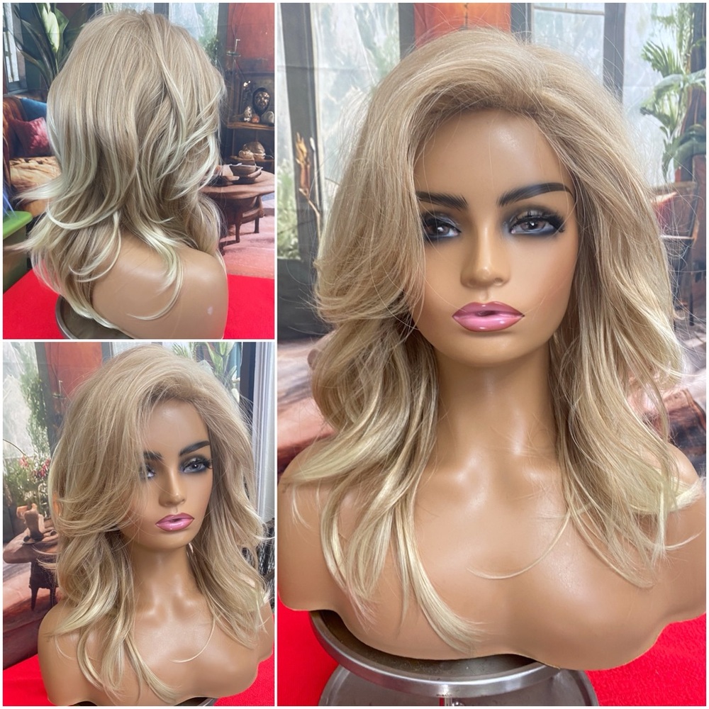 LAST ONE Mixed blonde high volume wig
